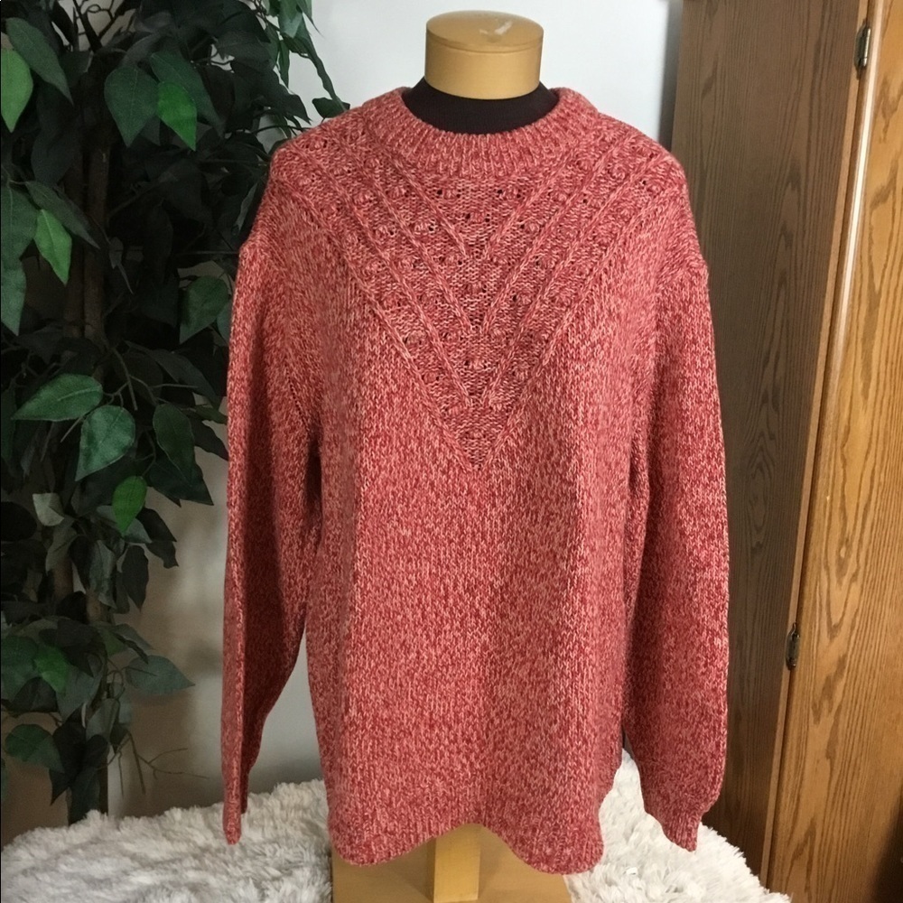 SONOMA XXL Goods For Life XXL sweater with stitch detail shades of red w…